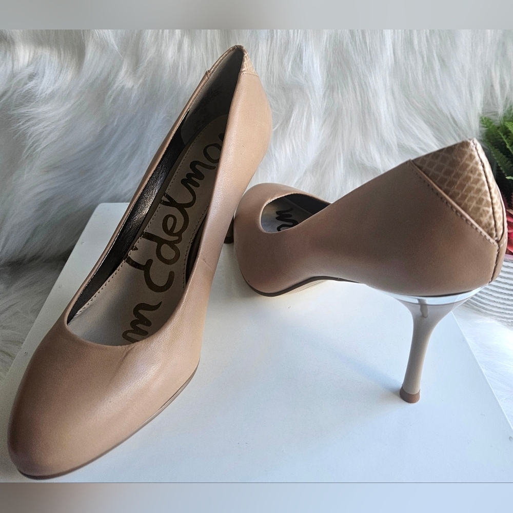 Sam Edelman Womens High Heel Pumps Size 7 - Soft Beige / Tan